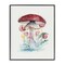 Stupell Industries Red Capped Organic Mushroom Framed Giclee, design by Cady Driver